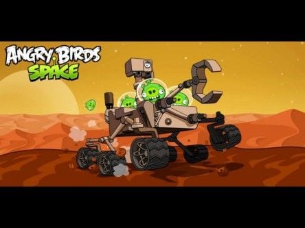 Angry Birds hijack NASA’s Curiosity rover (video)