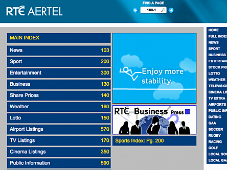 Aertel to survive digital switchover, new format for teletext