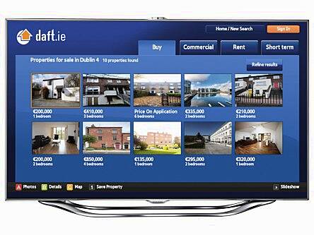 Daft.ie in exclusive deal with Samsung to launch property app on smart TVs