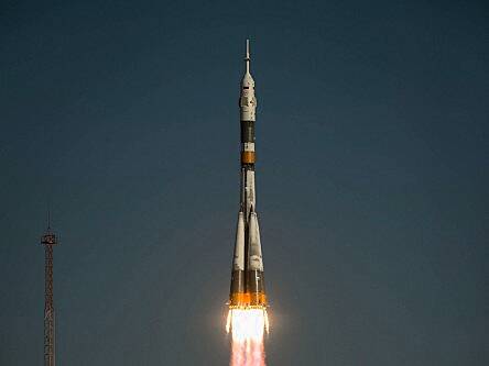 Soyuz crew blasts off for International Space Station