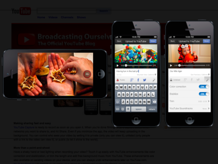 YouTube reveals new ‘Capture’ app for iPhone and iPod touch devices
