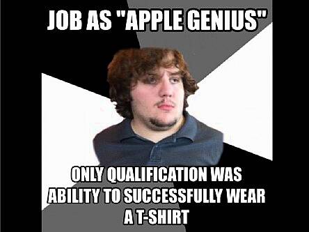 Career memes of the week: Apple genius