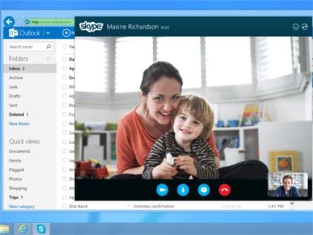 Microsoft is bringing Skype video calling to every Outlook.com inbox