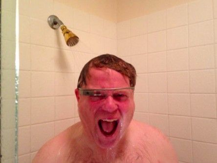 Robert Scoble wears Google Glass in the shower memes