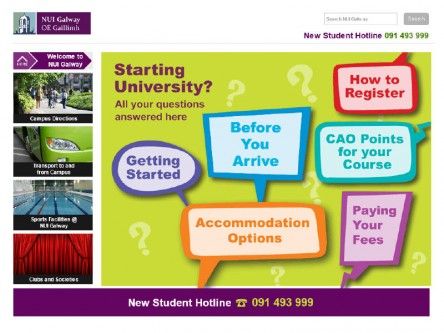 NUI Galway opens first-year student hotline and website