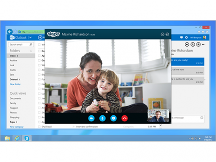 Microsoft begins roll out of Skype for Outlook.com: video calls direct from inbox