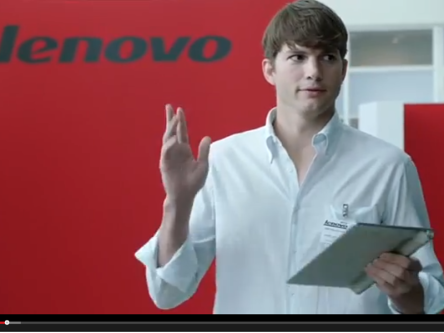 Meet the new ‘product engineer’ at Lenovo: it’s actor Ashton Kutcher (video)