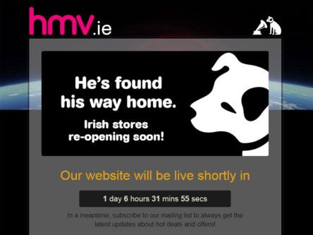 HMV e-commerce website for Ireland to go live tomorrow