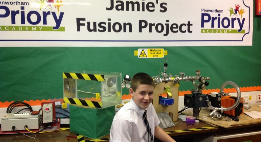 13-year-old student builds a working nuclear reactor