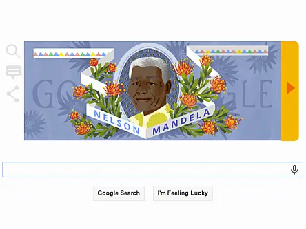 Google Doodles Nelson Mandela’s long walk to freedom