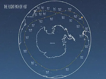 First flight of Google’s Project Loon balloon circles globe in 22 days