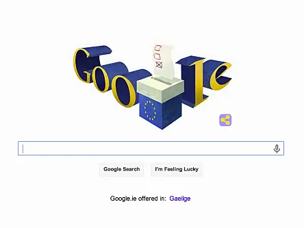 Google Doodle reminds us to vote in elections to the European Parliament