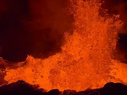 Watch an Icelandic volcano erupt up close (video)