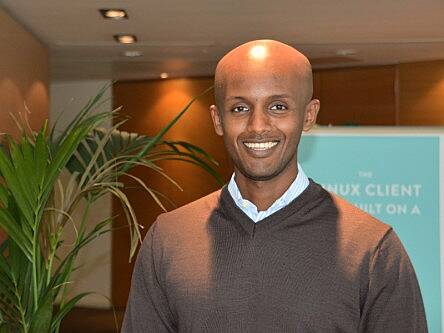 Sales team member Joel, an Italian-born Ethiopian from LA, moved to Ireland for Dropbox