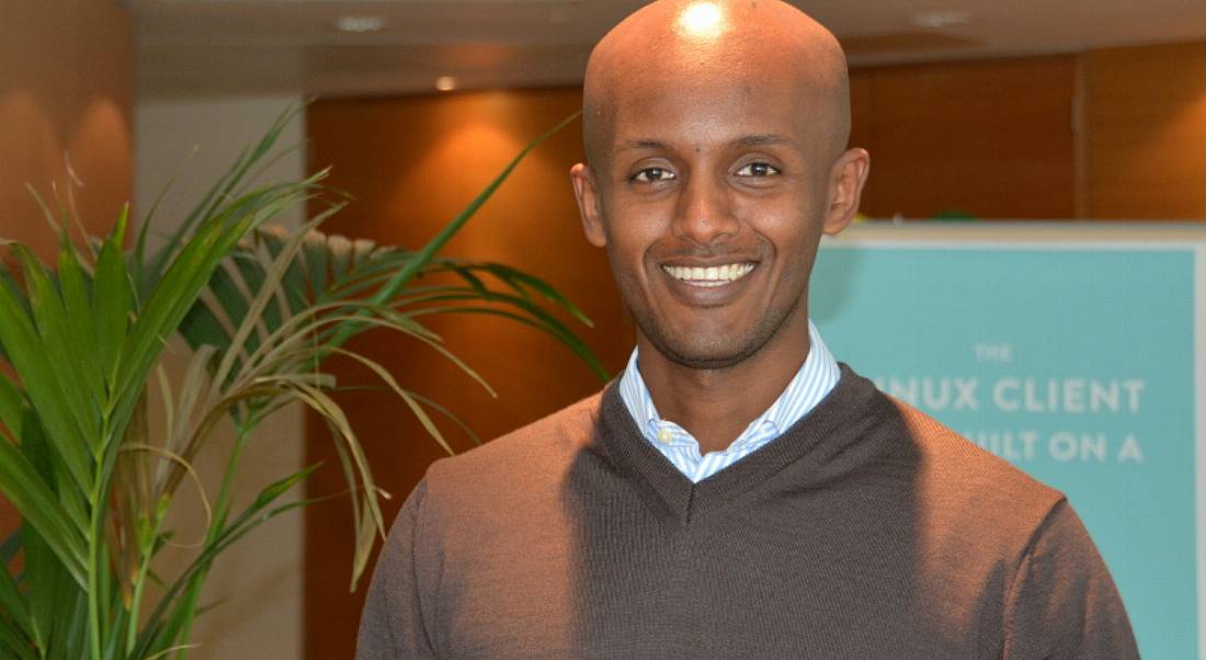 Sales team member Joel, an Italian-born Ethiopian from LA, moved to Ireland for Dropbox