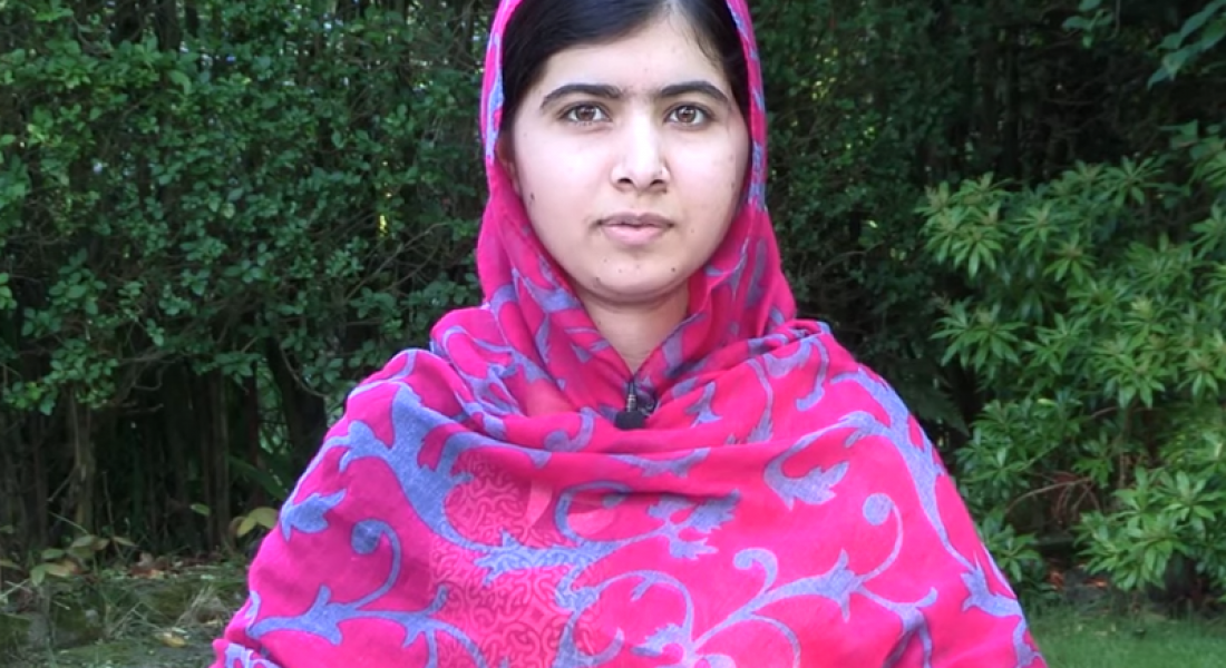 Nobel prize winner Malala challenges girls to do an hour of coding