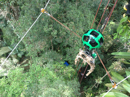 Google is using ziplines to bring Street View to the Amazon rainforest