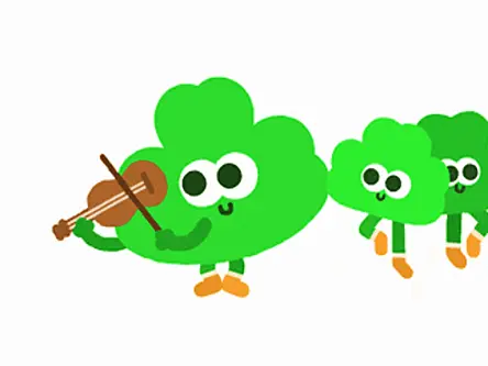 Google reveals dancing shamrocks in animated doodle designed by an Irishman