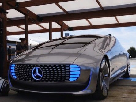 Watch Mercedes-Benz test its new self-driving car