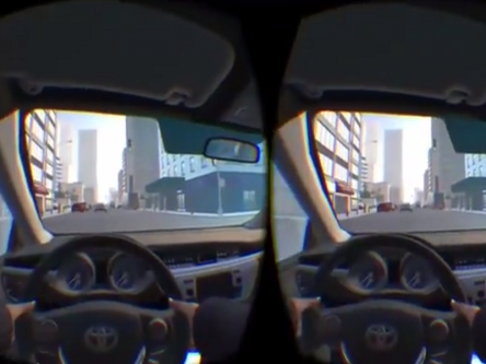 Toyota creates Oculus Rift demo to teach teenagers about road distractions