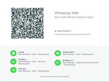 WhatsApp Web now lets you message through desktop, unless you’re iOS
