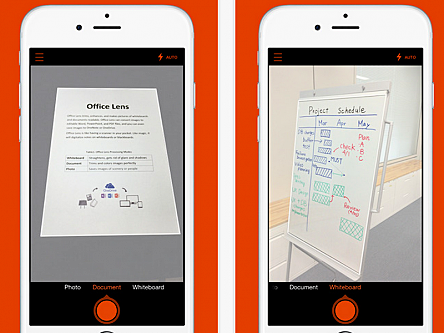 Microsoft releases popular Office Lens app to iPhone and Android platforms