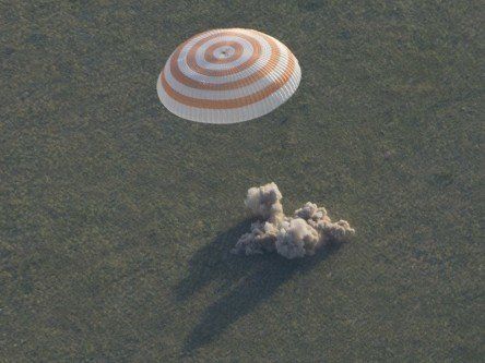 ISS astronauts land safely back on Earth