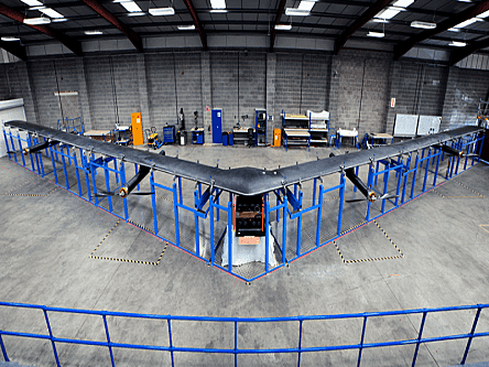 Meet Aquila, Facebook’s first completed internet drone