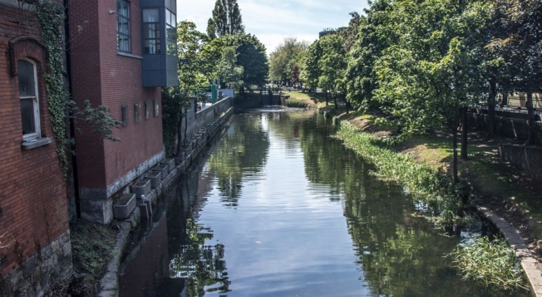 Jobs: View of Grand Canal from Baggot St Bridge, Ballsbridge