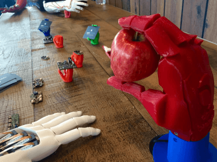 3D-printed prosthetic hand picks up UK James Dyson Award