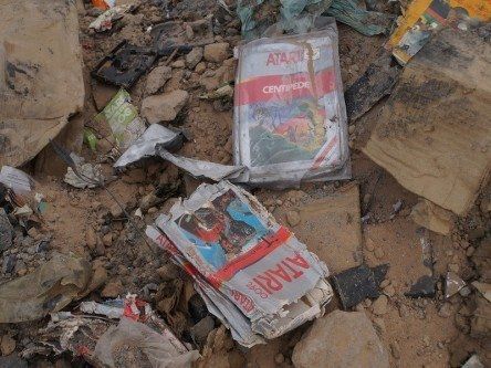 881 buried Atari ET game cartridges sell for more than US$100,000
