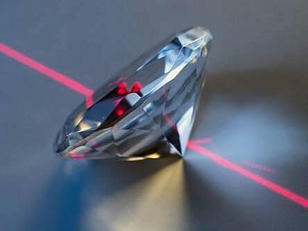 New powerful diamond laser that can easily cut through steel