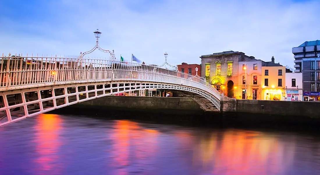 Feelsright is expanding its Dublin workforce. Pictured: Dublin quays and the Ha'penny Bridge