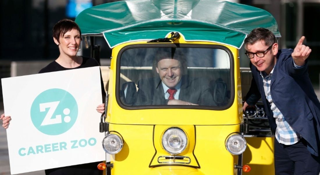 Pictured at Career Zoo launch: Jackie Slattery, Career Zoo; Paul O’Sullivan, Supply Chain; and Brian Ó hOisín, Career Zoo