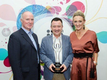 Colm Lyon, Silicon Republic founders honoured by IIA at Net Visionary Awards
