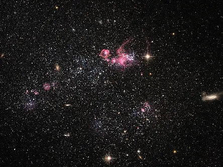 Hubble has snapped a ‘distinctly disorganised’ dwarf galaxy