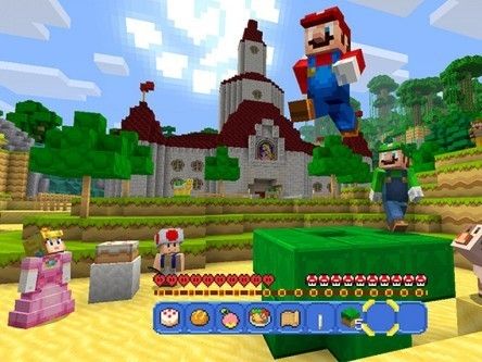 Watch as Super Mario, Minecraft and Wii U collide