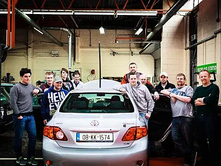 Irish engineering students have made their own self-driving car