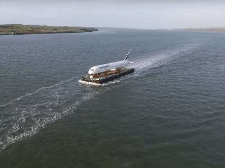 Flying without wings: jet sails on Shannon to bring glamping to new heights (video)