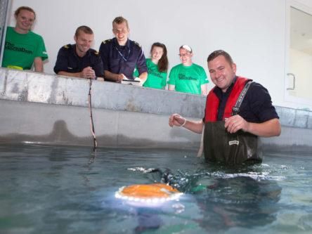 Irish Naval Service wins underwater robot obstacle race