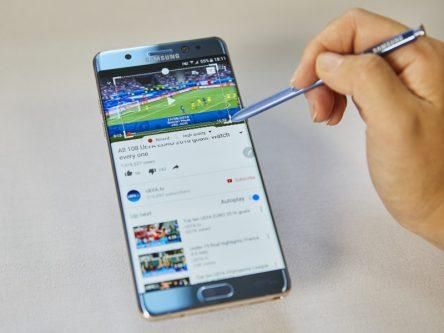 Samsung claims its new Galaxy Note 7 has the write stuff