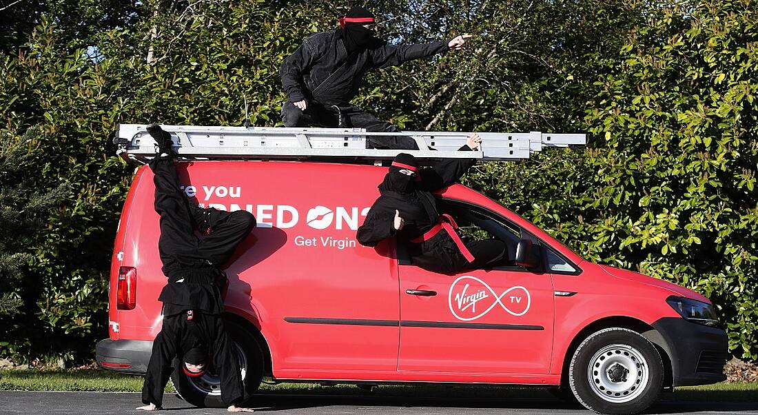 Virgin Media ninjas