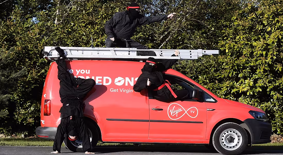 Virgin Media ninjas