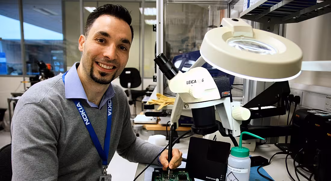 David Perez-Lopez, senior research scientist, Nokia Bell Labs. Image: Nokia Bell Labs