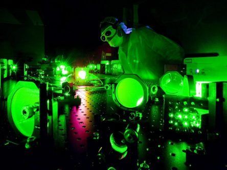 Laser with brightness of 1bn suns ‘bends’ light as it scatters