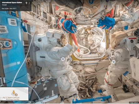 Google Maps brings Street View to the International Space Station