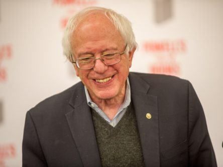Bernie Sanders is making a comeback as a smiley spider