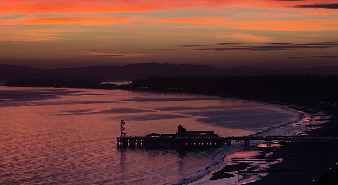 Bournemouth sunset