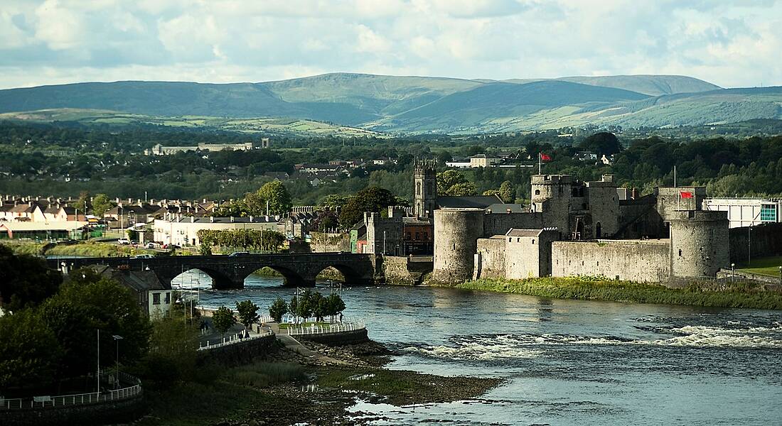 Limerick City Castle in Ireland