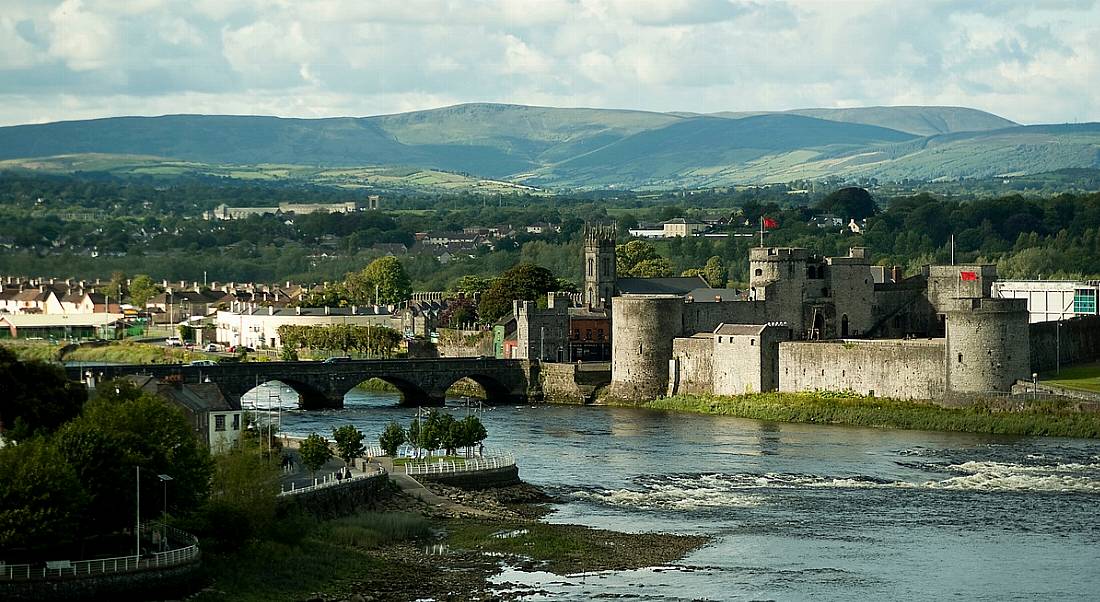 Limerick City Castle in Ireland